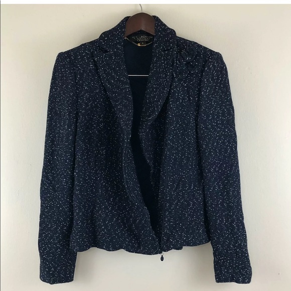 St John 2 Piece Skirt Suit Set Marled Wool Size 6 - Picture 2 of 11